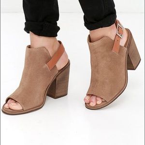 Steve Madden Open Toe Booties